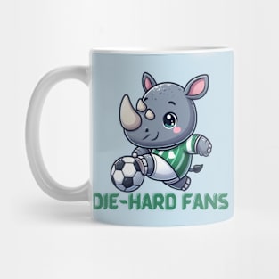 Football player Rhinoceros Mug